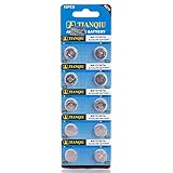 Nacome For Fingerlings Baby Monkey Toy Battery ,10 /20/50Pcs AG13 Finger Baby Monkey Dedicated Button Battery/ Monkey Climbing Toy (0% HG) (A # 10 PCS)