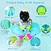 【Upgrade】Baby Swimming Float Ring - Baby Spring Floats Swim Trainer Newborn Baby Kid Toddler Age 3-10 Month (11 - 22lbs) Summer Outdoor Beach Water Bath Toy Swimming Pool Accessories