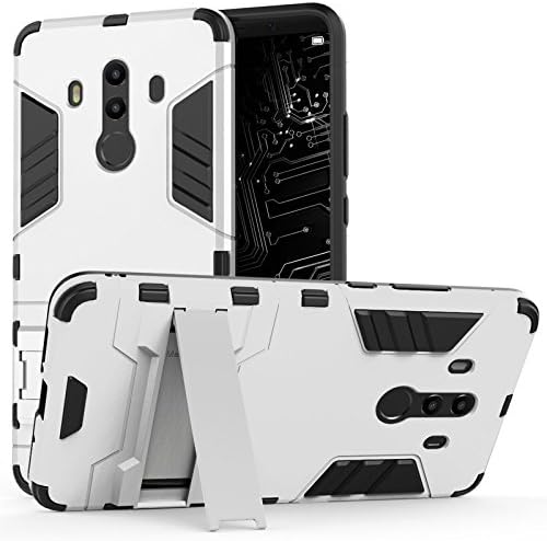 Caseflex Huawei Mate 20 Pro Case, Extreme Heavy Duty Armour Case The Huawei Mate 20 Pro | Shockproof Dual Layer Full Body Cover | Drop Impact Protection - Steel Silver - CS000115HU