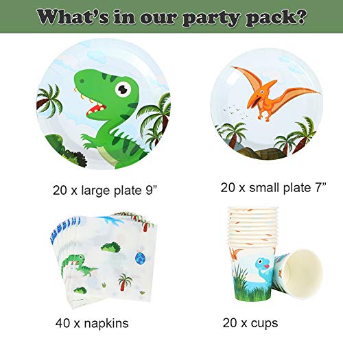 Disposable Dinnerware Set For Kids Birthday Party Serves 20 Guests