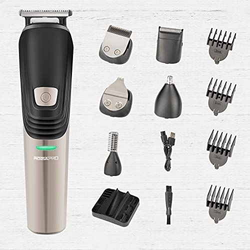 Beard Trimmer for Men Hair Clippers 6 in 1 Hair Trimmer Pro Haircut Kit Cordless USB Rechargeable Waterproof Fast Charge