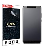 J&D Compatible for 8-Pack Huawei Mate 10 Pro Screen Protector, [Anti-Glare] [Not Full Coverage] Matte Film Shield Screen Protector for Huawei Mate 10 Pro Matte Screen Protector - [NOT for Mate 10]