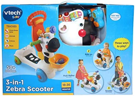 3 in one zebra scooter