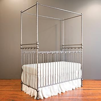 Amazon Com Bratt Decor Joy Canopy Crib Pewter Baby