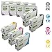 LD Products Remanufactured Ink Cartridge Replacements for Epson 69 T069 (2 T069120 Black, 1 T069220 Cyan, 1 T069320 Magenta, 1 T069420 Yellow, 5-Pack)