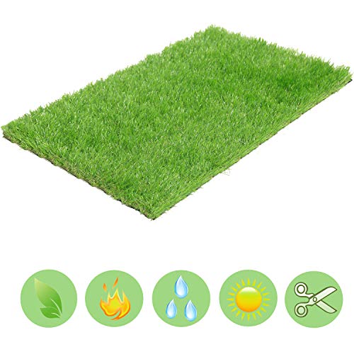 ECO MATRIX Artificial Grass Pet Turf Dog Pee Pad for Entrance Door Mat Green Fake Grass Doormat