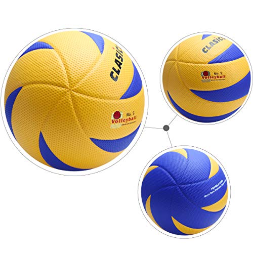 image for CLASICO Soft Volleyball Ball Micro Fabric Size 5 Laminated Indoor & Ou