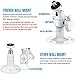 Frienda 360 Degree Adjustable Wall Mount Bracket and Silicone Protective Skin for Blink XT Indoor/Outdoor Security Camera (White, 1 Set)