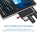 Rocketek Memory Card Reader & USB 3.0 Surface Pro Port Expansion Hub Adapter - USB to 4K HDMI, SD/Micro SD Card Slots, 2 USB 3.0 Ports for Microsoft Surface Pro 5 / New Surface Pro 6
