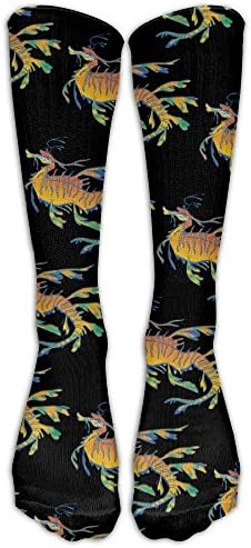 Unisex Leafy Seadragon Boost Circulation Compression Long Socks Breathable Sport Tube Socks Wicking Stockings Good For Home &amp; Outdoor
