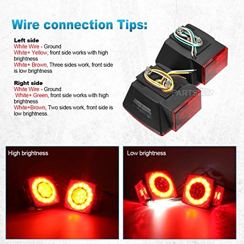 5 Partsam+Trailer+Submersible+Square+Snowmobile