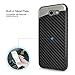 TJS Samsung Galaxy J3 Emerge/J3 Prime/Amp Prime 2/Express Prime 2/Sol 2/J3 Mission/J3 Luna Pro/J3 Eclipse Case, With [Tempered Glass Screen Protector] Carbon Fiber Built-in Metal Plate Back Case