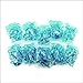 16.5 Feet Crystal Beads Chain Garland of Azure Chandelier Bead Lamp Chain for Wedding Party Tree Garlands Decoration， DIY Craft Jewelry Making and Other DIY Projects(Azure)
