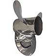 ARKDOZA Boat Propeller 10 1/4x11 Fit for Suzuki Outboard DF25-30 4 Stroke 3 Blades Stainless Steel Prop SS 10 Tooth Propel RH OEM NO: 58100-96420-019 10.25x11