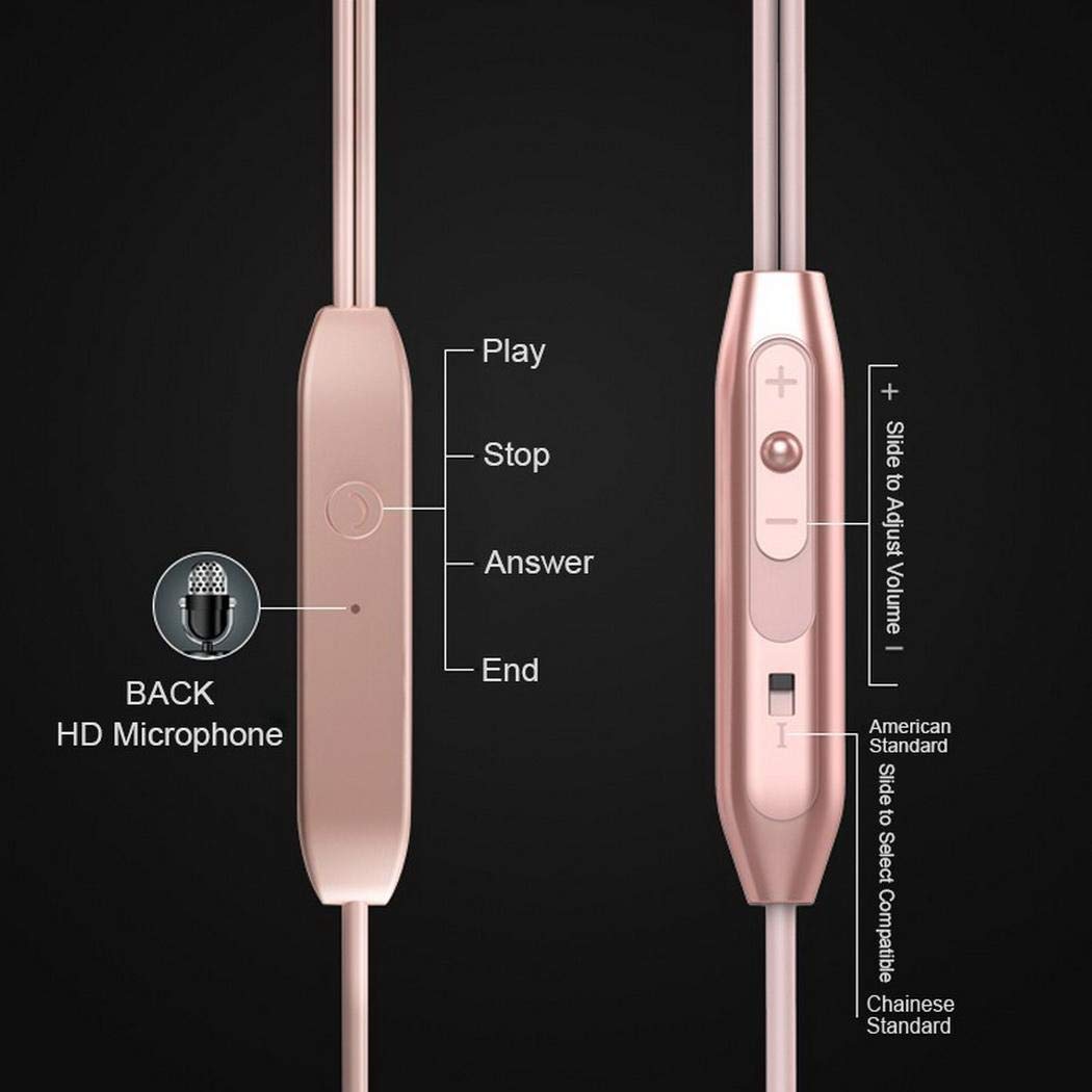 Chiak Fashion 3.5 mm Metal in-Ear Earphones with Microphone Wire Control General Earplugs Virtual Reality Headsets