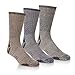 Omni-Wool 3 Pairs Merino Wool Light Hiker Socks