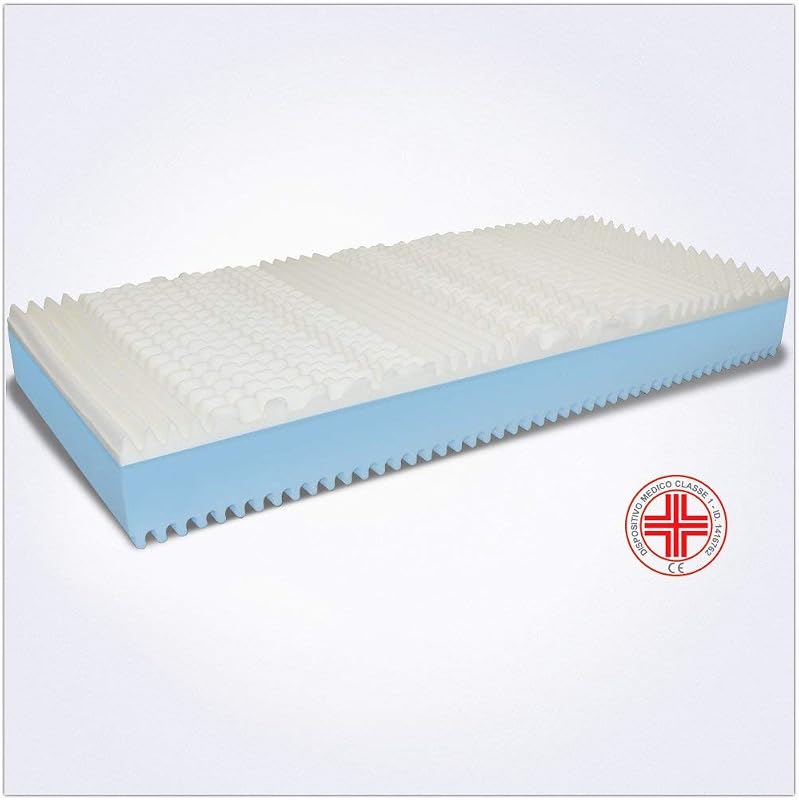 i sogni italiani Matelas 160 x 195 x 22 cm - Mousse à mémoire de forme, revêtement Silver | Sommo