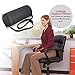 Viteps Lumbar Support Pillow Memory Foam Lower Back Cushion with Adjustable Straps Perfect for Computer – Office Chair – car seat/Breathable Machine Washable Cover (Firm Roll)…