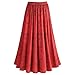 Women's Over-Dyed Maxi Skirt - Elastic Waistband - 33