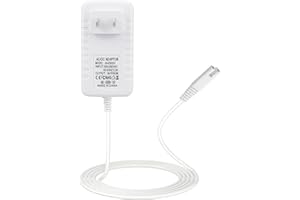 LONNKY Charger Replacement for Waterpik Water Flosser WP360 WP360W WP450 WP450W WP462 WP462W, Waterpik Water Flosser Replacement Adapter Power Cord (5ft, White)
