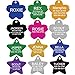 Premium Custom Engraved Pet ID Tags for Dogs & Cats - Personalized on Front & Back, Sizes & Shapes. Bright, Durable Anodized Aluminum.
