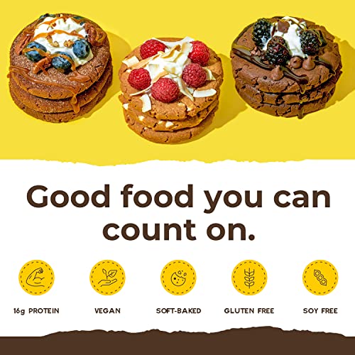 Munk Pack Soft Baked Protein Cookie Plant Based & Vegan Snacks Non