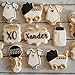 KENIAO Baby Shower Cookie Cutter Set - 7 Piece - Onesies, Bib, Rattle, Feeding Bottle, Baby Carriage, Rocking Horse and Elephant Shape Fondant/Biscuit Cutters - Stainless Steel