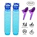 Emergency Toilet Urinal Urine Outdoor Shrinkable for Men,Women and Kids Toilet Potty Pee Bottle in Travel,Camping,Traffic jam and Queuing