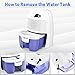 hysure Portable Mini Dehumidifier 2201 Cubic Feet Electric Safe Dehumidifier for Bedroom Home Crawl Space Bathroo RV Baby Room White