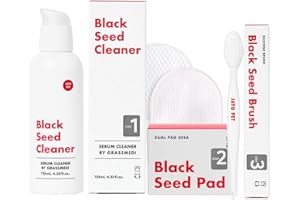 JAYU PET 3-Step Cat Acne Care Kit - Hypoallergenic Cleanser for Feline Acne, Cat Black Chin(1EA) Double-Sided Pads, Cat Acne Chin Wipes(30PCS) Soft Grooming Cat Acne Silicone Brush(1EA)