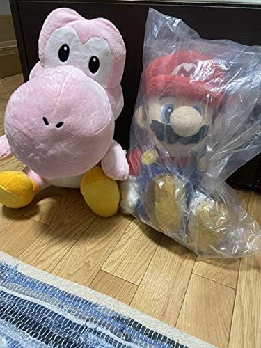 Amazon ぬいぐるみ 一番くじ マリオ A賞 特大 ヨッシー ピンク おまけ付き ぬいぐるみ ホビー