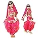 Pilot-trade Children Belly Dance Costume, Harem Pants & Halter Top & Veil & Bracelet