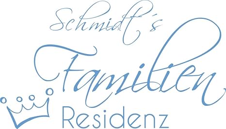 Grazdesign Wandtattoo Personalisiert Familienname