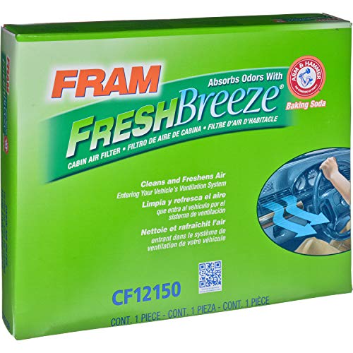1 Pack Fram Cf10134 Fresh Breeze Cabin Air Filter With Arm