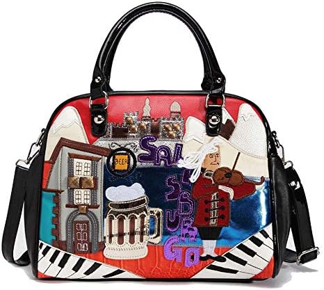 YOUTO Evening Party Clutch Bags Bag Cuba Braccialini Style Handbag Italy Handcraft Art Design Women Handbag with Retro Splicing Messenger Tottyblu