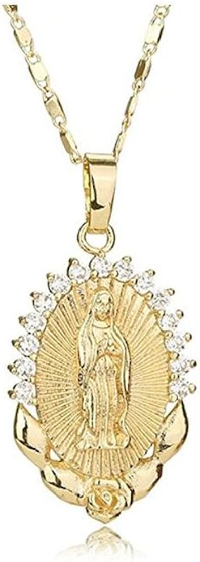 virgin mary necklace amazon