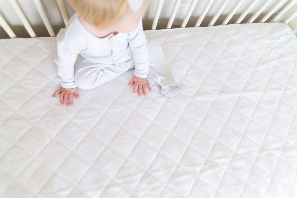 Crib Mattress Protector Pad (Mom's Choice Award Winner) - by Margaux & May - Noiseless - Dryer Friendly - Deluxe Bamboo Rayon - Fitted, Quilted - Stain Protection Baby, Infant & Toddler Cover: Kitchen & Dining