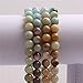 8mm Round Mixed Color Amazonite Stone Gemstone Beads Strand 15 Inch Jewelry Making Beads