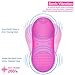 Sonic Facial Cleansing Brush, Richgv Waterproof Face Brush with Wireless Charger Base 12 Speeds Deep Cleansing for Gentle Exfoliating Removing Blackhead Reduce Acne