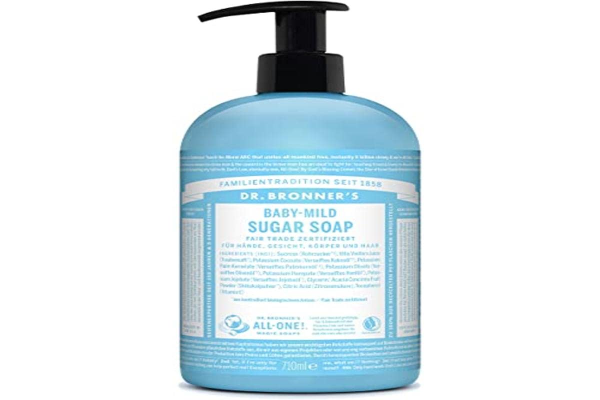Dr. Bronner's - Organic Sugar Soap Baby Mild 710 ml Black