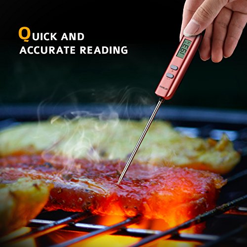 image for Meat Thermometer, Topelek Digital Cooking Thermometer, Super Long Prob