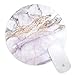Mouse Mat, Customized Durable Non-Slip Rubber Round Gaming Mouse Pad, Mouse Mat for Professional Gamers and Office - Marble