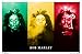 Trends International Bob Marley Smoke Trio Wall Poster 22.375