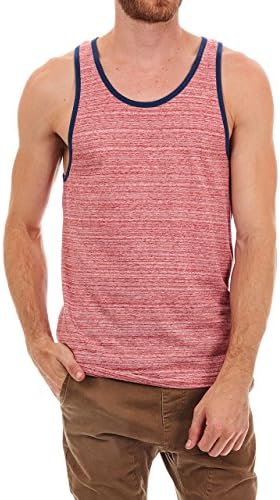 PX Clothing Men's Rory Tank in Cardinal Red