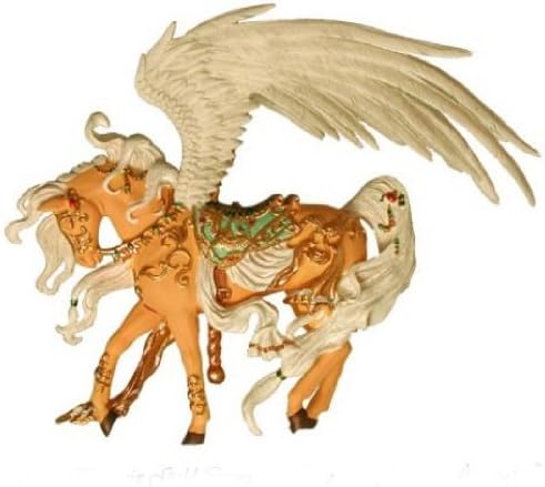 Nene Thomas PHOENIX GOLD Carousel Horse Fantasy Couture Figurine Ornament