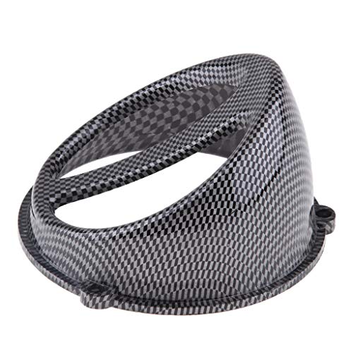 Homyl High Performance Racing Air Scoop Hood Cap Fan Cover for GY6 125cc 150cc Motorcycle Scooter 152QMI 157QMJ - Carbon Fiber - Thumbnail 6
