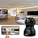 1080P WiFi Camera Indoor, Whew Wireless Home Security Camera Baby Monitor Pet Camera with Night Vision, 2-Way Audio, Motion Detection, Cloud Storage, Work with Alexa, Black