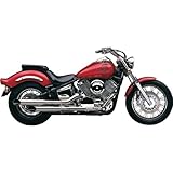 Cobra Boulevard Slashcut Complete Exhaust System for Yamaha V-Star 1100 - Yamaha XVS1100 V Star 1100 Custom 1999-2009