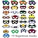 Superhero Mask - 32 (29 + 3 Superman Masks), Gifts for Kids, Children's Birthday Party Supplies