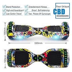 CBD Hoverboard for Kids, 6.5 Inch Two Wheel